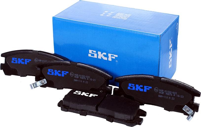 SKF VKBP 90876 A - Тормозные колодки, дисковые, комплект autodif.ru