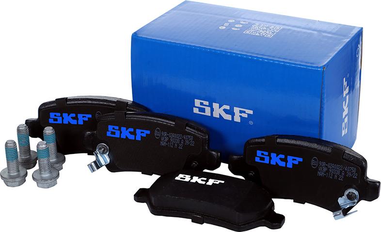 SKF VKBP 90338 A - Тормозные колодки, дисковые, комплект autodif.ru