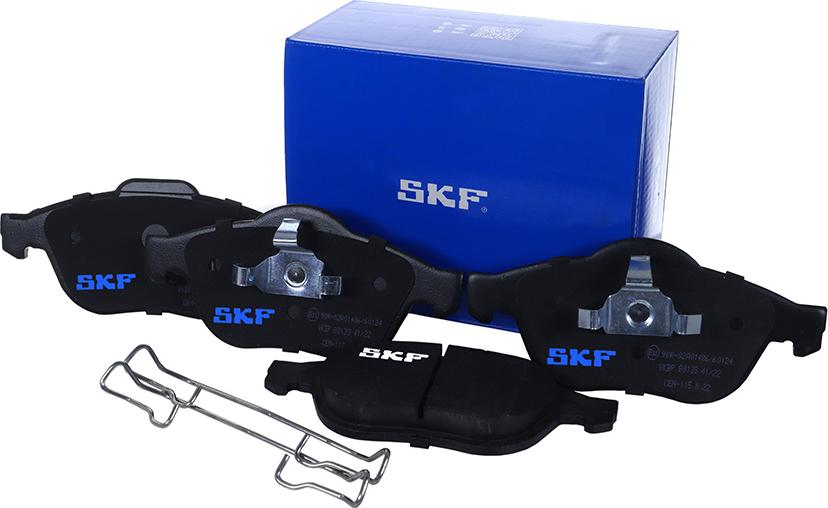 SKF VKBP 80133 - Тормозные колодки, дисковые, комплект autodif.ru