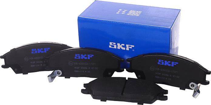 SKF VKBP 80286 A - Тормозные колодки, дисковые, комплект autodif.ru
