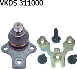 SKF VKDS 311000 - Шаровая опора, несущий / направляющий шарнир autodif.ru