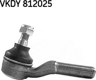 SKF VKDY 812025 - Наконечник рулевой тяги, шарнир autodif.ru