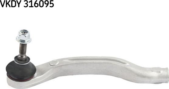 SKF VKDY 316095 - Наконечник рулевой тяги, шарнир autodif.ru