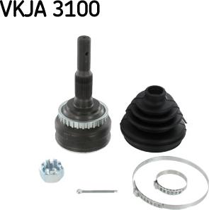 SKF VKJA 3100 - Шарнирный комплект, ШРУС, приводной вал autodif.ru