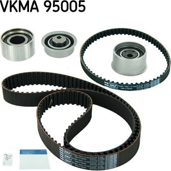 SKF VKMA 95005 - Комплект зубчатого ремня ГРМ autodif.ru