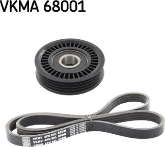 SKF VKMA 68001 - Поликлиновый ременный комплект autodif.ru
