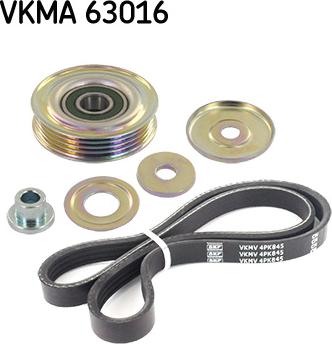 SKF VKMA 63016 - Поликлиновый ременный комплект autodif.ru