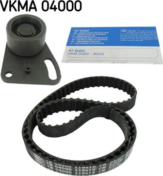 SKF VKMA 04000 - Комплект зубчатого ремня ГРМ autodif.ru