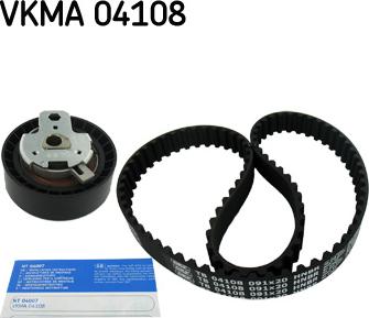 SKF VKMA 04108 - Комплект зубчатого ремня ГРМ autodif.ru