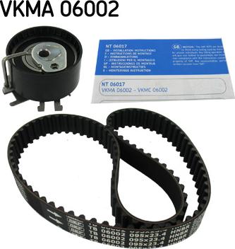 SKF VKMA 06002 - ролики натяжные грм в комплекте с зубчатым приводн autodif.ru