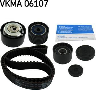 SKF VKMA 06107 - Комплект зубчатого ремня ГРМ autodif.ru