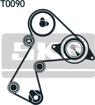 SKF VKMA 06113 - Ремкоплект ремня ГРМ Renault Clio,Kangoo autodif.ru