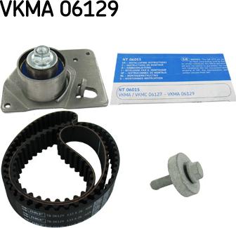 SKF VKMA 06129 - Комплект зубчатого ремня ГРМ autodif.ru