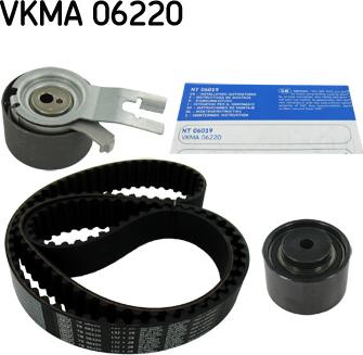 SKF VKMA 06220 - Комплект зубчатого ремня ГРМ autodif.ru