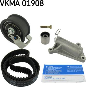 SKF VKMA 01908 - Комплект зубчатого ремня ГРМ autodif.ru