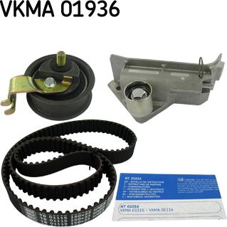 SKF VKMA 01936 - Комплект зубчатого ремня ГРМ autodif.ru