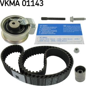 SKF VKMA 01143 - Комплект зубчатого ремня ГРМ autodif.ru