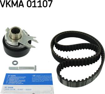 SKF VKMA 01107 - Комплект зубчатого ремня ГРМ autodif.ru