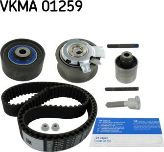 SKF VKMA 01259 - Комплект зубчатого ремня ГРМ autodif.ru