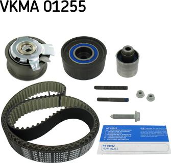 SKF VKMA 01255 - Комплект зубчатого ремня ГРМ autodif.ru