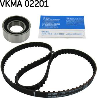 SKF VKMA 02201 - Комплект зубчатого ремня ГРМ autodif.ru