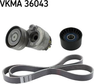 SKF VKMA 36043 - Поликлиновый ременный комплект autodif.ru