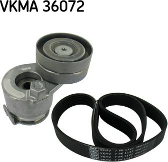 SKF VKMA 36072 - Поликлиновый ременный комплект autodif.ru