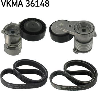 SKF VKMA 36148 - Поликлиновый ременный комплект autodif.ru