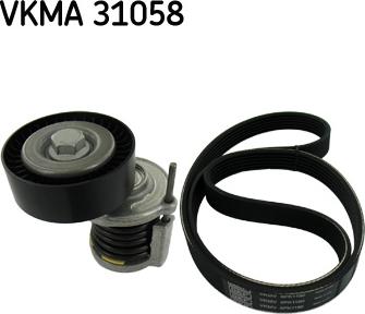 SKF VKMA 31058 - Поликлиновый ременный комплект autodif.ru
