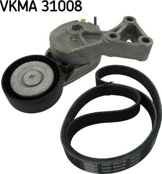 SKF VKMA 31008 - Поликлиновый ременный комплект autodif.ru