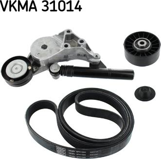 SKF VKMA 31014 - Поликлиновый ременный комплект autodif.ru