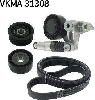 SKF VKMA 31308 - Поликлиновый ременный комплект autodif.ru