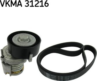 SKF VKMA 31216 - Поликлиновый ременный комплект autodif.ru