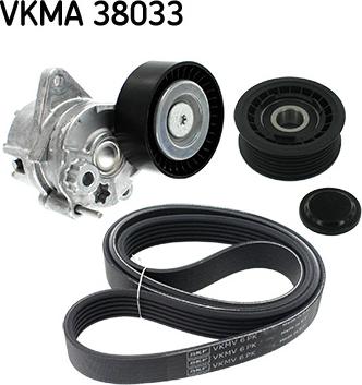 SKF VKMA 38033 - Поликлиновый ременный комплект autodif.ru