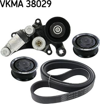 SKF VKMA 38029 - Поликлиновый ременный комплект autodif.ru