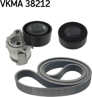 SKF VKMA 38212 - Поликлиновый ременный комплект autodif.ru