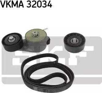 SKF VKMA 32034 - Поликлиновый ременный комплект autodif.ru