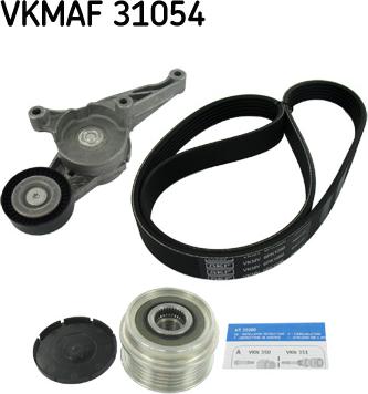 SKF VKMAF 31054 - Поликлиновый ременный комплект autodif.ru