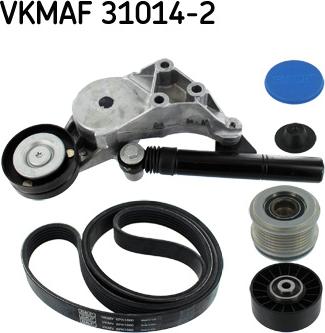 SKF VKMAF 31014-2 - Поликлиновый ременный комплект autodif.ru