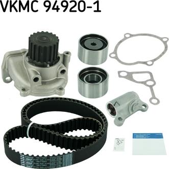 SKF VKMC 94920-1 - Комплект ГРМ с водяным насосом MAZDA: 3 2.0 MZR-CD 03-, 3 седан 2.0 MZR-CD 00-09, 5 2.0 CD 05-, 6 2. autodif.ru