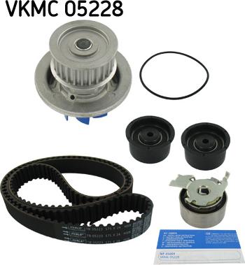 SKF VKMC 05228 - Водяной насос + комплект зубчатого ремня ГРМ autodif.ru