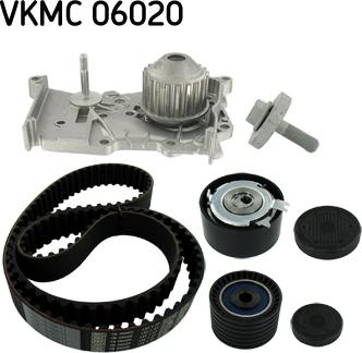 SKF VKMC 06020 - Водяной насос + комплект зубчатого ремня ГРМ autodif.ru