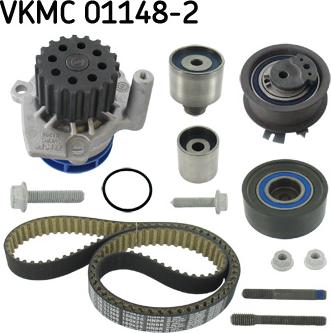 SKF VKMC 01148-2 - Водяной насос + комплект зубчатого ремня ГРМ autodif.ru