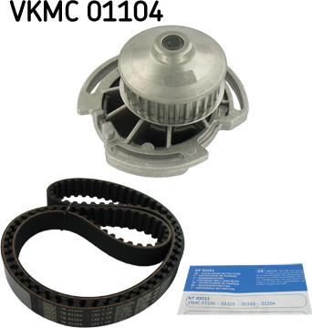 SKF VKMC 01104 - Водяной насос + комплект зубчатого ремня ГРМ autodif.ru