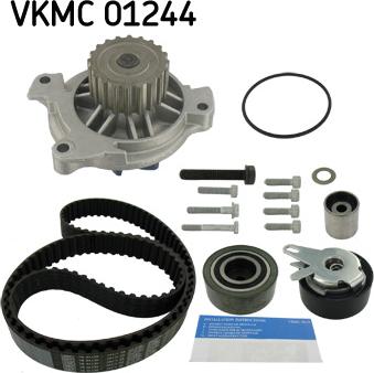 SKF VKMC 01244 - Водяной насос + комплект зубчатого ремня ГРМ autodif.ru