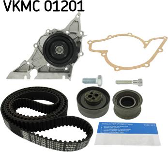 SKF VKMC 01201 - Водяной насос + комплект зубчатого ремня ГРМ autodif.ru