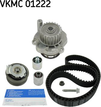 SKF VKMC 01222 - Водяной насос + комплект зубчатого ремня ГРМ autodif.ru