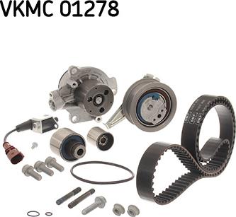 SKF VKMC 01278-2 - Водяной насос + комплект зубчатого ремня ГРМ autodif.ru