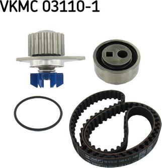 SKF VKMC 03110-1 - Водяной насос + комплект зубчатого ремня ГРМ autodif.ru
