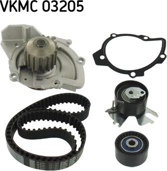 SKF VKMC 03205 - Водяной насос + комплект зубчатого ремня ГРМ autodif.ru